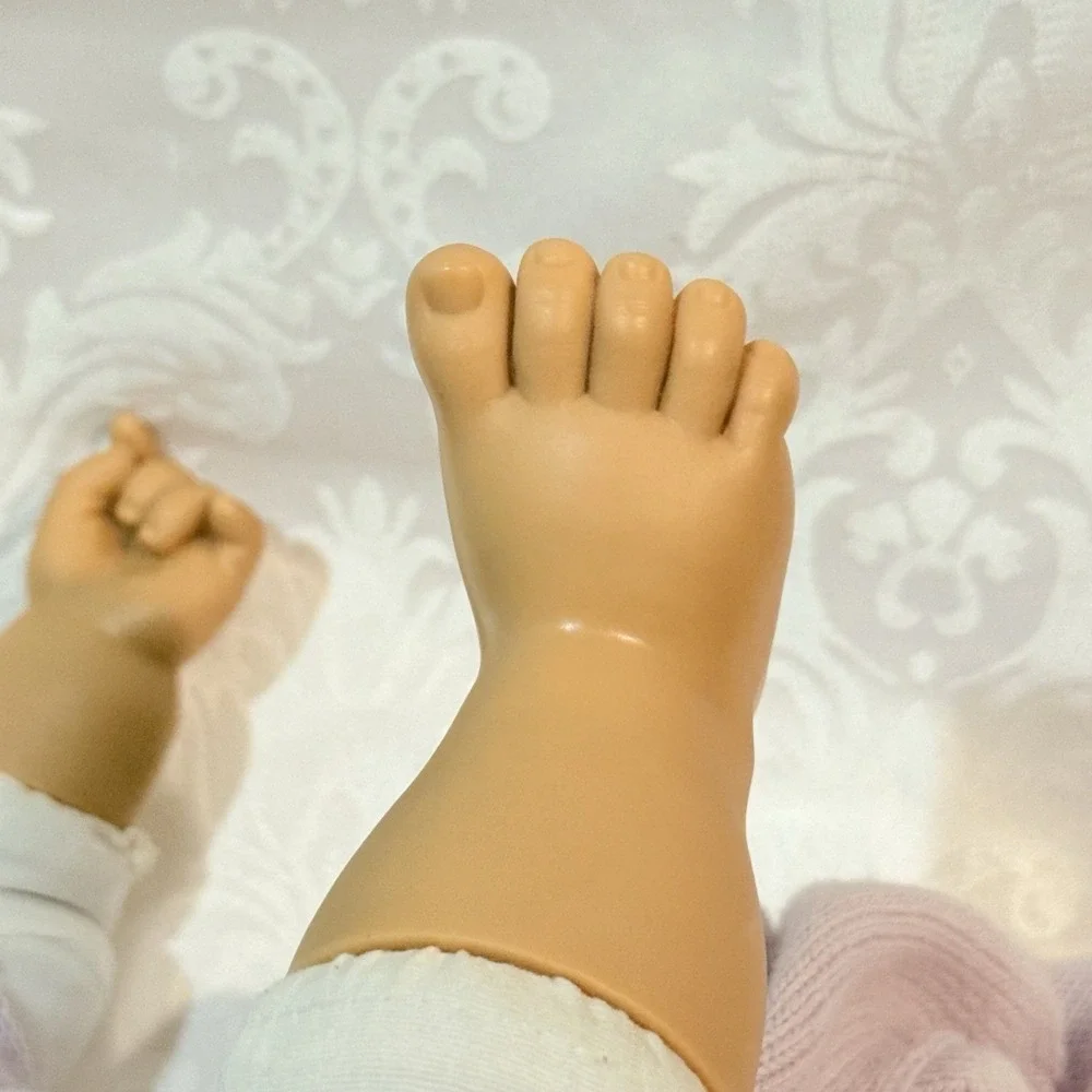 Muñecas Geli doll collectible, realistic vinyl-blend baby doll 18